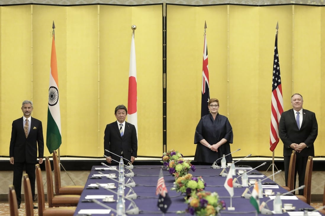 The US is keen to formalise its alliance with Australia, Japan and India. Photo: Bloomberg