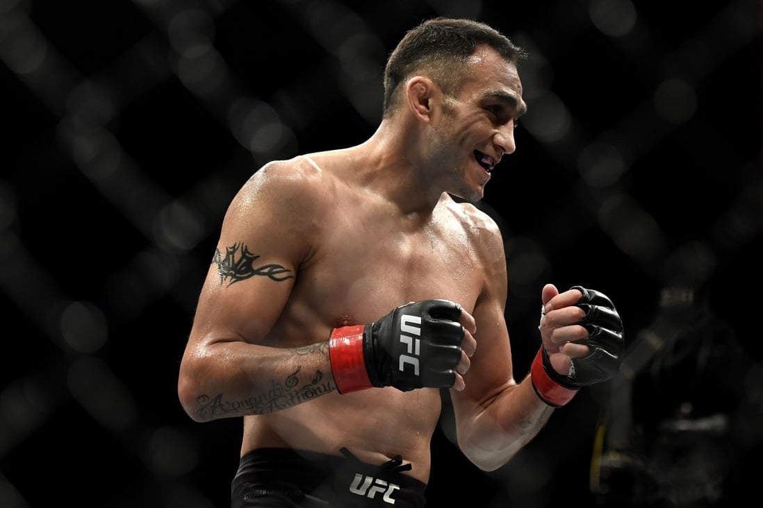 Tony Ferguson ahead of his fight against Justin Gaethje during UFC 249 at VyStar Veterans Memorial Arena in Jacksonville, Florida. Photo: AFP