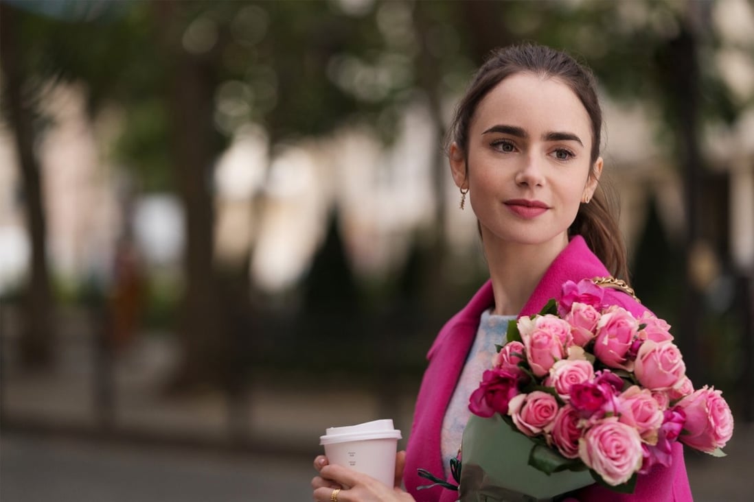 The new Carrie Bradshaw? Lily Collins plays the lead in Netflix series, Emily in Paris. Photo: handout
