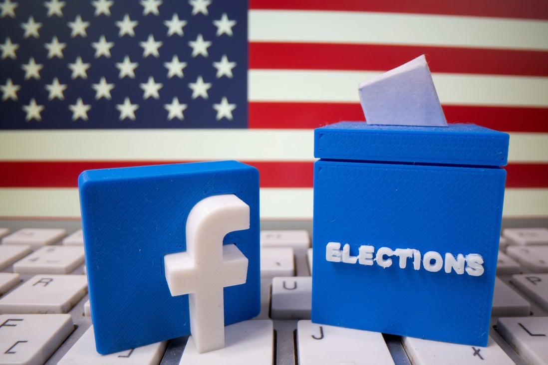 Facebook has long considered changes to its political advertising policy, including a full-on ban in the days leading up to the election, but has settled on a more nuanced approach. Photo illustration: Reuters