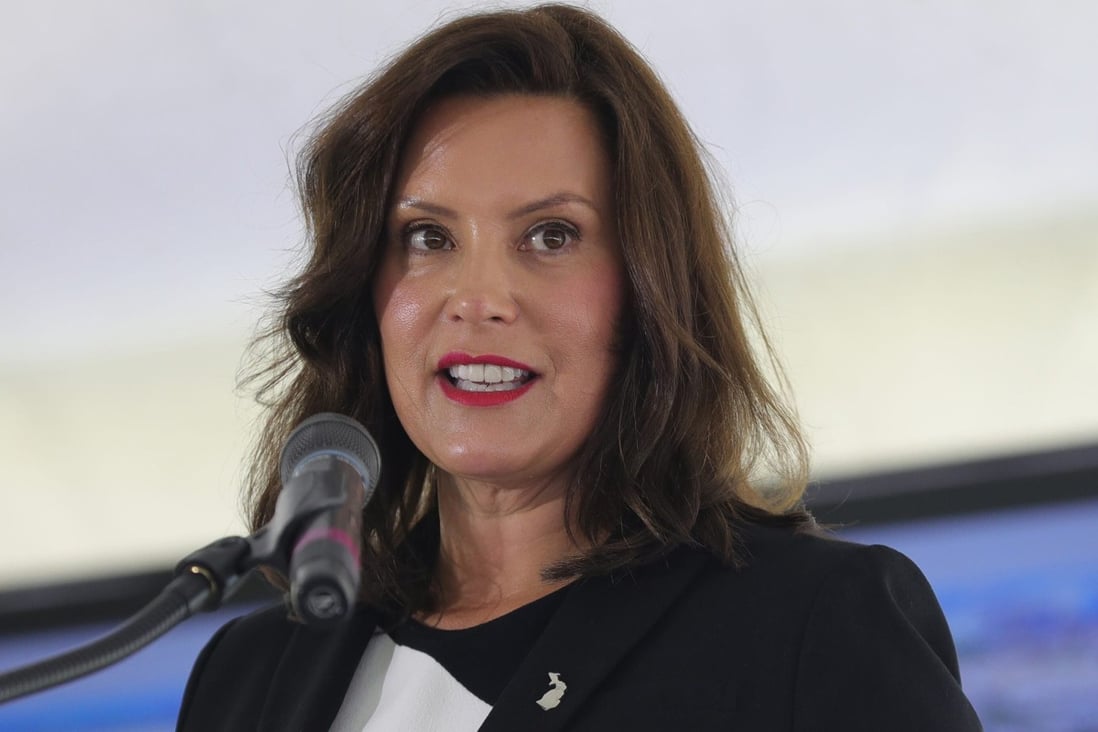 Michigan Governor Gretchen Whitmer speaks during a press event in August. Photo: dpa
