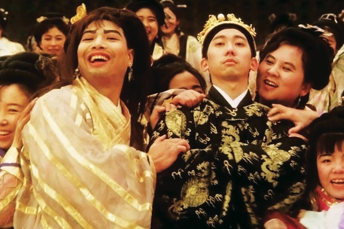 Fleur (left), a recurring minor character of a number of Stephen Chow comedy movies, including Forbidden City Cop (1996). Photo: Newport Entertainment