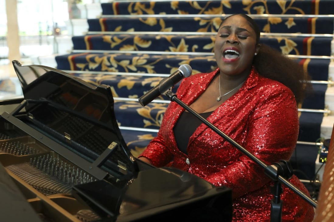 Singer Akia Knowles is one of the lucky musicians still able to perform live. Photo: K. Y. Cheng
