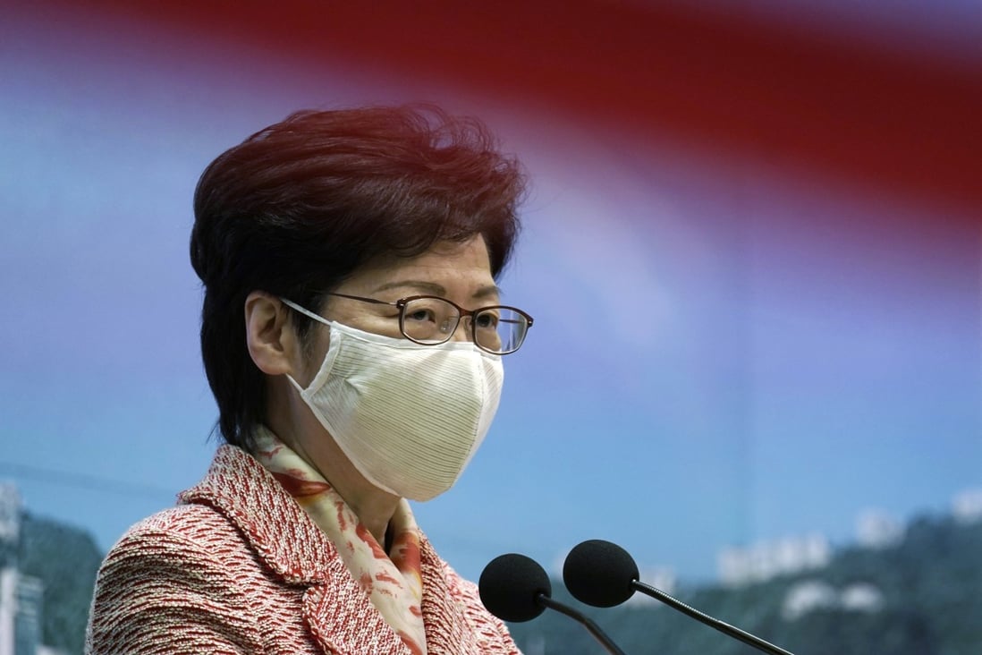 In 2017, Carrie Lam became Hong Kong’s first female chief executive. Photo: AP