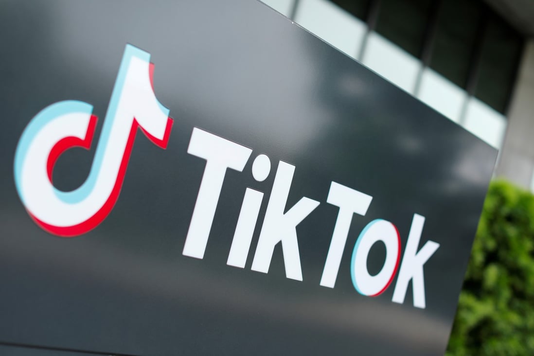 The TikTok logo is seen outside one of the company’s offices. Photo: Reuters