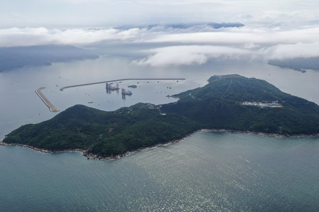 Hei Ling Chau, off east Lantau Island, would become a business centre under the proposed reclamation project. Photo: Martin Chan