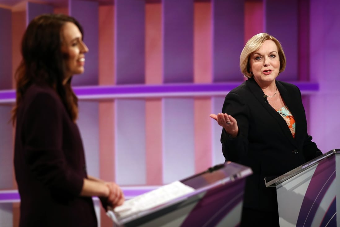 National Party leader Judith Collins, right, is the favoured candidate among ethnic Chinese voters by a 52.2 per cent to 26.5 per cent margin over incumbent Prime Minister Jacinda Ardern, left. Photo: Getty Images