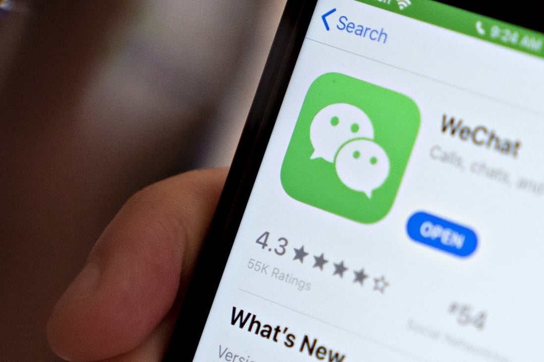 WeChat has an enormous user base in China, reporting 1.2 billion monthly active users in June. Photo: Bloomberg