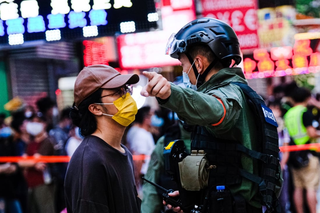 A protester on the streets of Hong Kong. Many South Koreans see a parallel to the country’s democracy movement of the 1980s. Photo: DPA