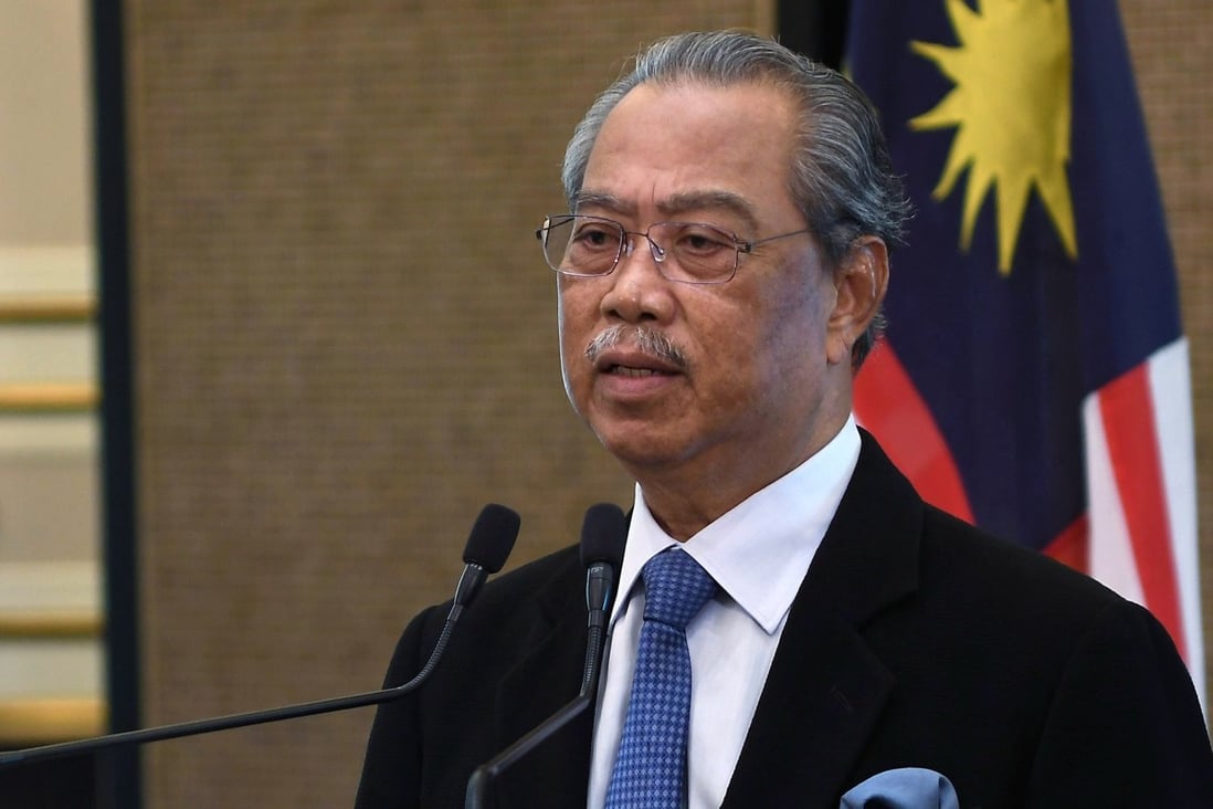 Malaysian Prime Minister Muhyiddin Yassin formed a 12-party coalition with a majority of only a few votes in March, prompting constant speculation about the potential collapse of the government. Photo: DPA