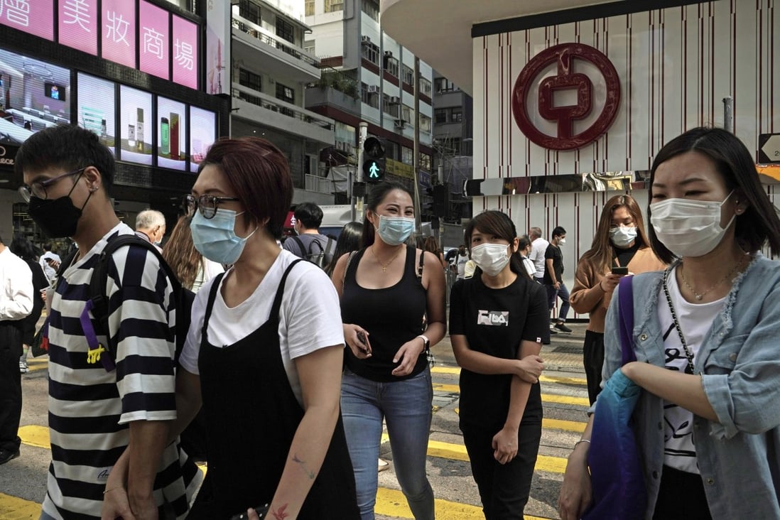 Hong Kong continues to record a handful of new coronavirus cases each day. Photo: AP