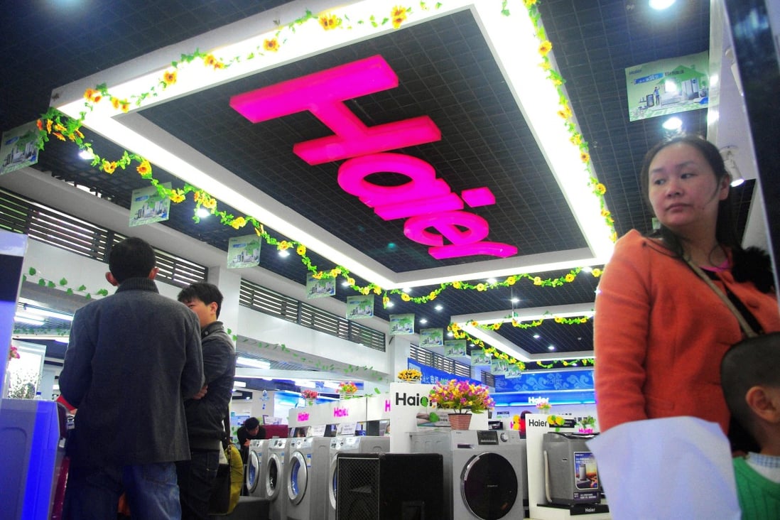 Midea, Gree and Haier make up 80 per cent of the value of China’s top