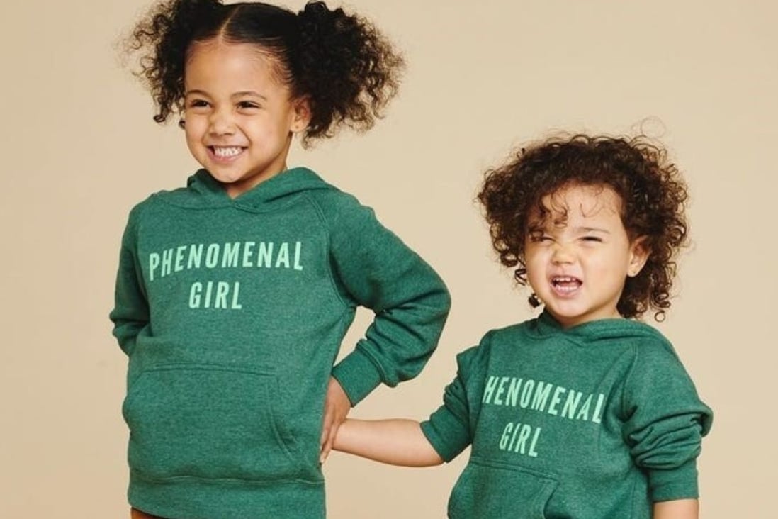 Meena Harris wants to help inspire the next generation of social activists with her activist clothing line, which includes sweatshirts with the phrase “Phenomenal Girl” on them.
