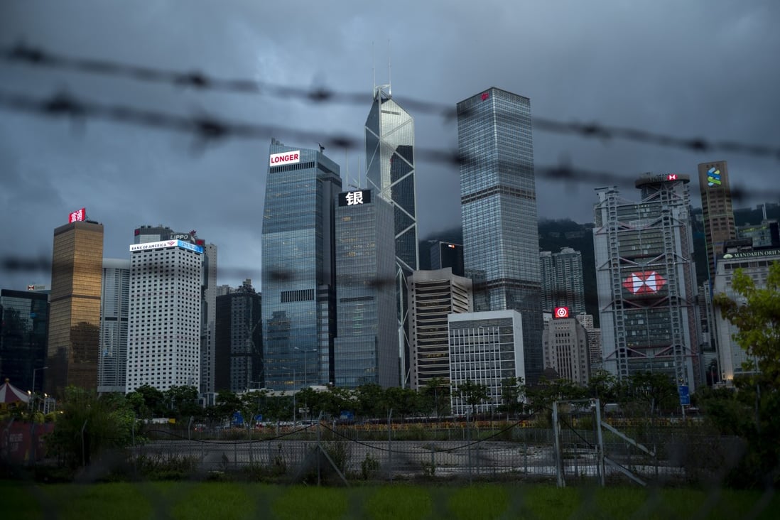 Hong Kong’s banks could face sanctions if they engage in “significant” transactions with officials blacklisted by the US over a controversial national security law. Photo: Warton Li