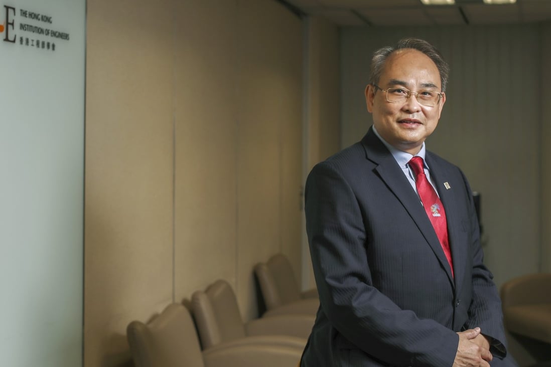 Yuen Pak-leung, president of the Hong Kong Institution of Engineers. Photo: Xiaomei Chen