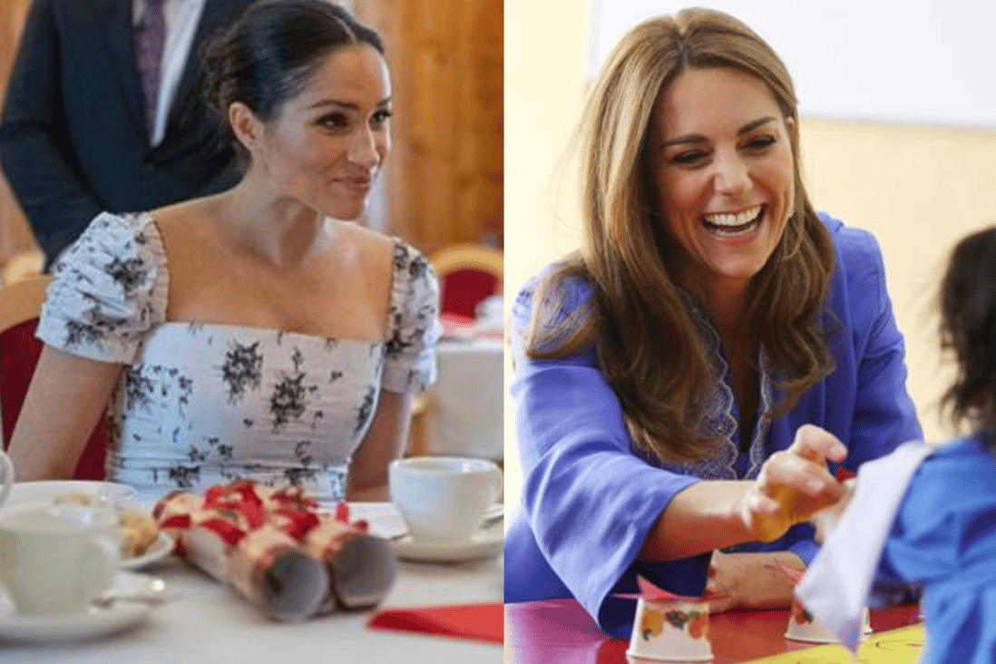 From left: Meghan Markle, Duchess of Sussex and Kate Middleton, Duchess of Cambridge. Photo: Agence France-Presse, EPA-EFE
