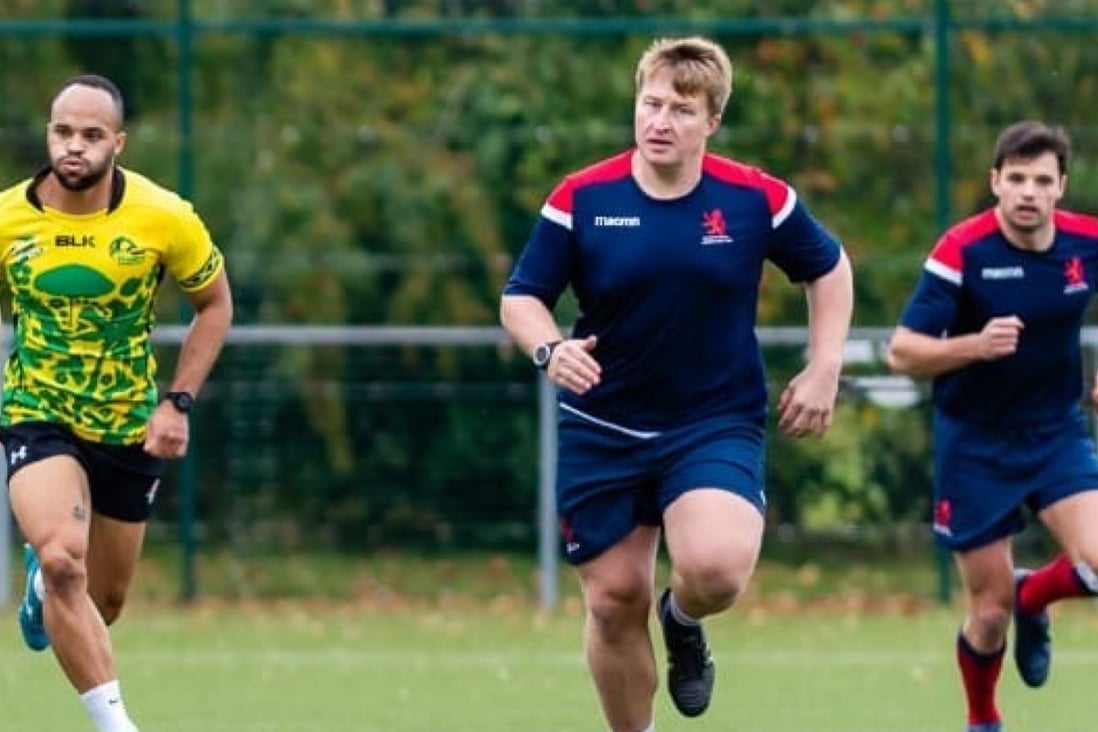 Hong Kong national team player Jack Parfitt trains with London Scottish after moving from Hong Kong Scottish in September. Photo: Handout