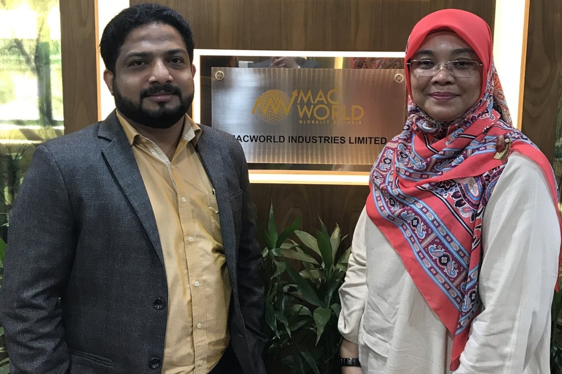From left, Robino Jos Inchody, vice-president for global trade – palm and oleo, and Shamsiah Samli, senior vice-president for administration and human resources