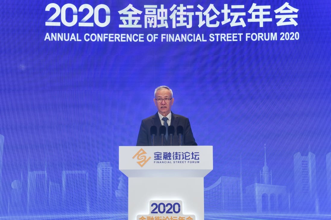 Liu He says China is pushing ahead with efforts to develop core technology in the face of external pressure. Photo: Xinhua