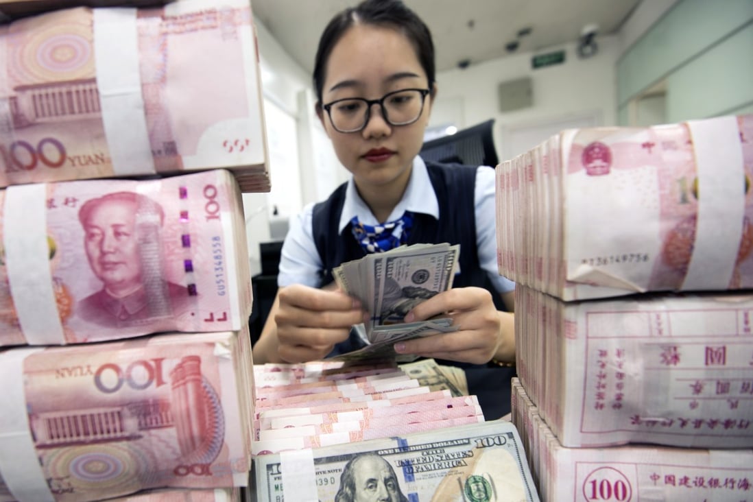 The yuan has gained around 7 per cent against the US dollar in the past six months, stoking debate over whether authorities should intervene to slow the rally, although officially, the People’s Bank of China (PBOC) has stopped directly intervening in the exchange rate, instead leaving it to the market. Photo: EPA-EFE
