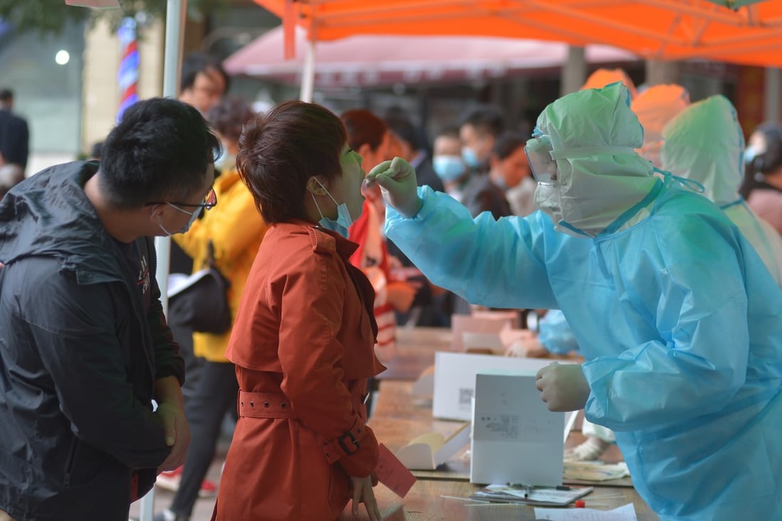 Qingdao recently tested millions of residents after a cluster of new cases. Photo: TPG
