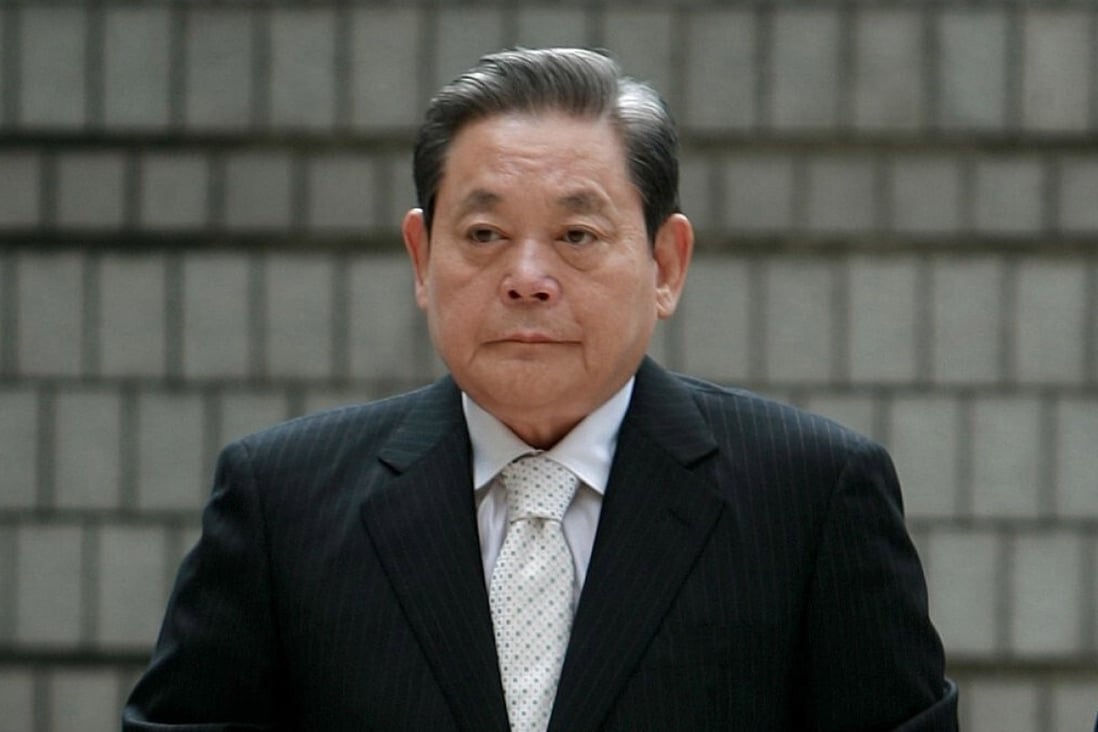 Lee Kun-hee in 2009. He was left bedridden by a heart attack in 2014. File photo: EPA