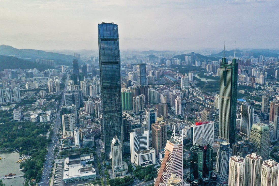General view of Shenzhen, where a record amount of office space stands empty. Photo: Martin Chan