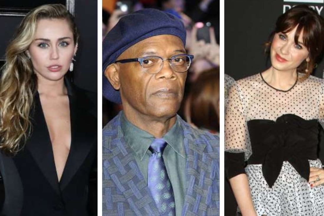 Miley Cyrus, Samuel L. Jackson and Zooey Deschanel all spent some time as vegans before giving the diet up. Photo: Bang Showbiz