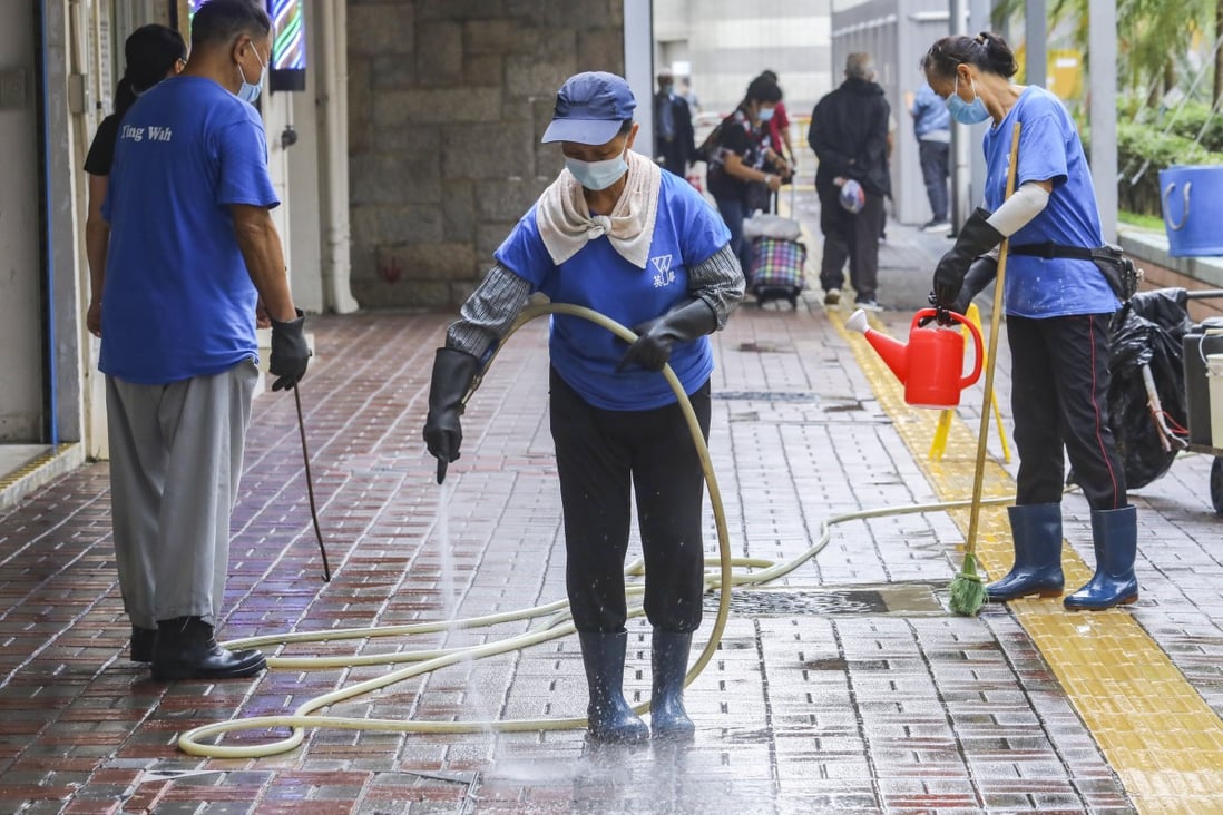 The government has given contracts to 34 companies to clean Hong Kong’s streets. Photo: Dickson Lee