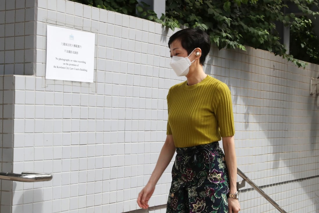 Tanya Chan arrives at Kowloon City Court. Photo: Edmond So