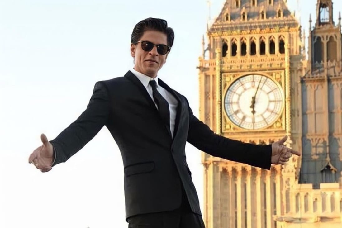 Bollywood star Shah Rukh Khan turns 55 on November 2 – seen here in his trademark pose. Photo: @srkking555/Instagram
