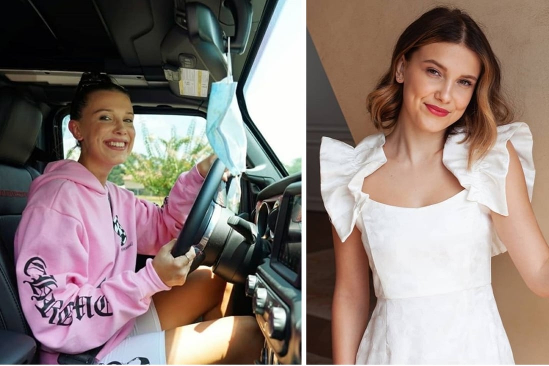 She’s only just passed her driving test, but Stranger Things star Millie Bobby Brown already has some pretty sweet rides. You can do that when you’re worth millions. Photo: @milliebobbybrown/Instagram