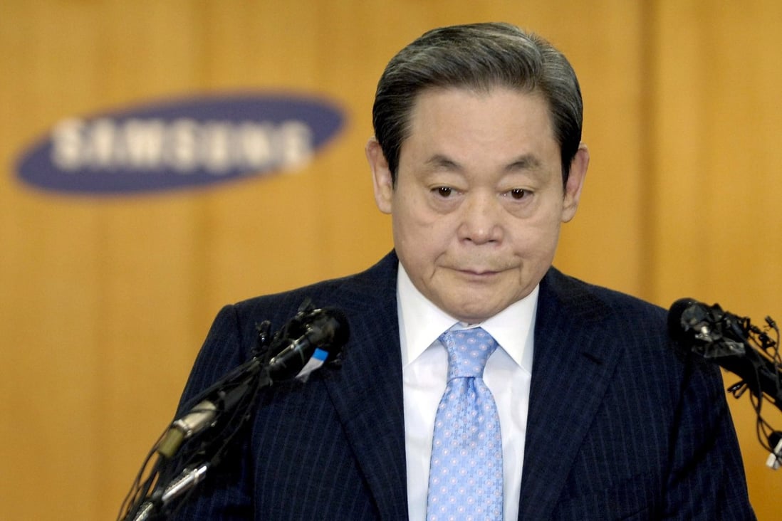 The late Samsung Group Chairman Lee Kun-hee is pictured in 2008. His death has focused attention on the darker aspects of his legacy, and reignited calls to reform family-run conglomerates. Photo: EPA-EFE