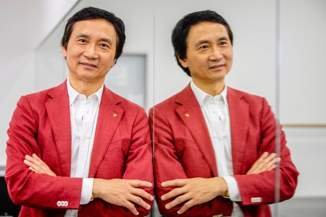 Artistic director of the Queensland Ballet Li Cunxin poses at a studio in Brisbane. Li was chosen from rural China to join Madame Mao's elite ballet school. Photo: AFP