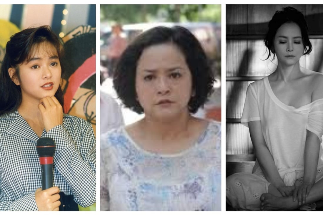 Gloria Yip in the 90s, in 2013 and in 2019. Photos: @silverscreenlegends; @ilovefilmstillzzzzzz; @silverscreenlegends/Instagram