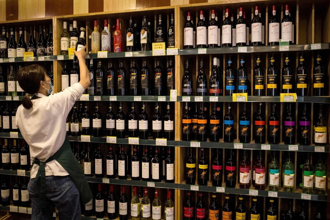 China launched an anti-dumping investigation into Australian wines in August to review whether imported Australian wines were being sold below “fair” prices and hurting China’s wine industry. Photo: AFP