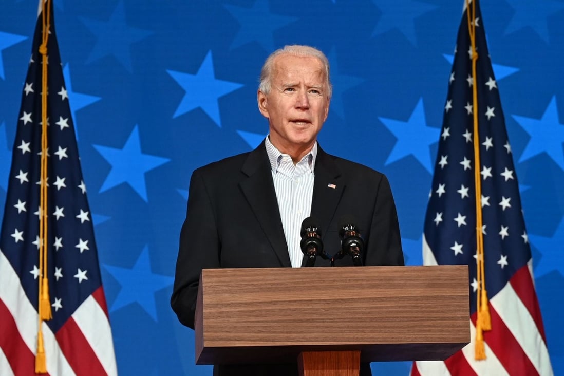 “Democracy is sometimes messy. It sometimes requires a little patience as well,” Joe Biden said in an address on Thursday in Wilmington, Delaware. Photo: AFP