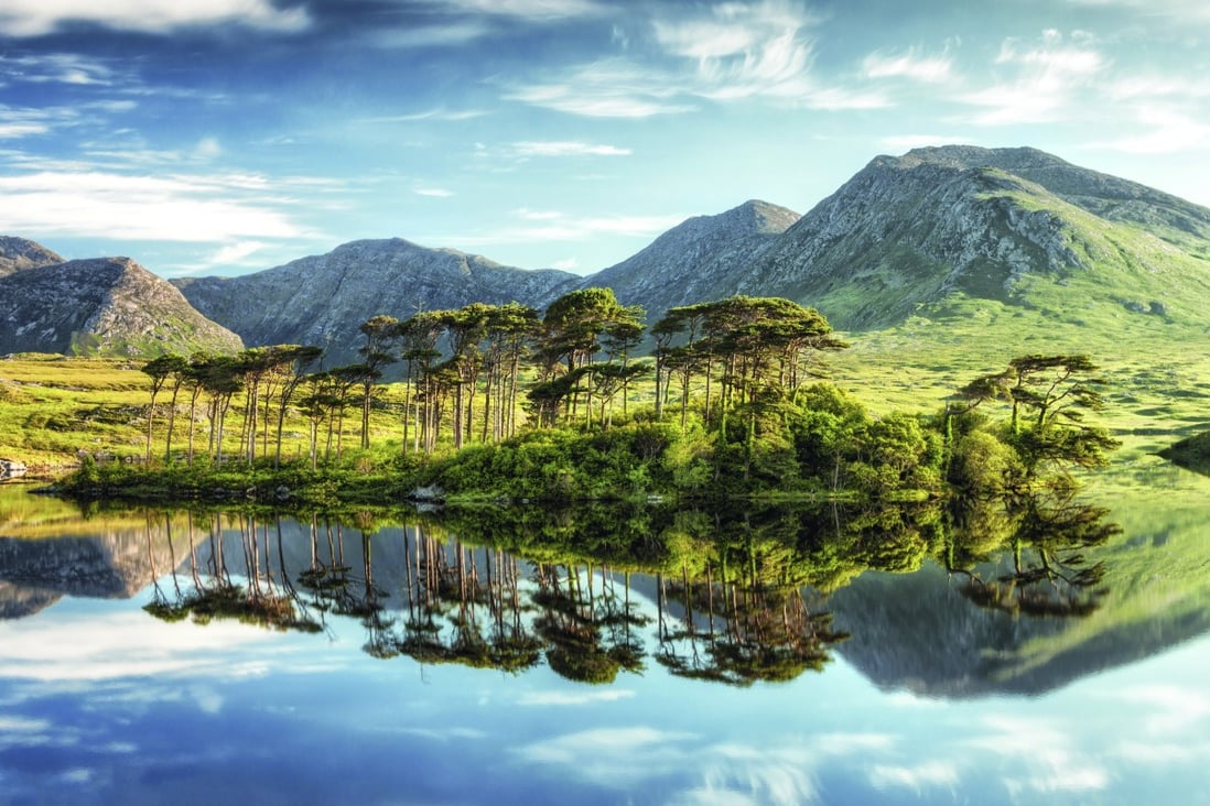 The freshwater lake, Derryclare Lough, and Connemara mountains in western Ireland, the European nation of 4.98 million people known as ‘the Emerald Isle’, which is increasingly attracting immigrants. Photo: Shutterstock