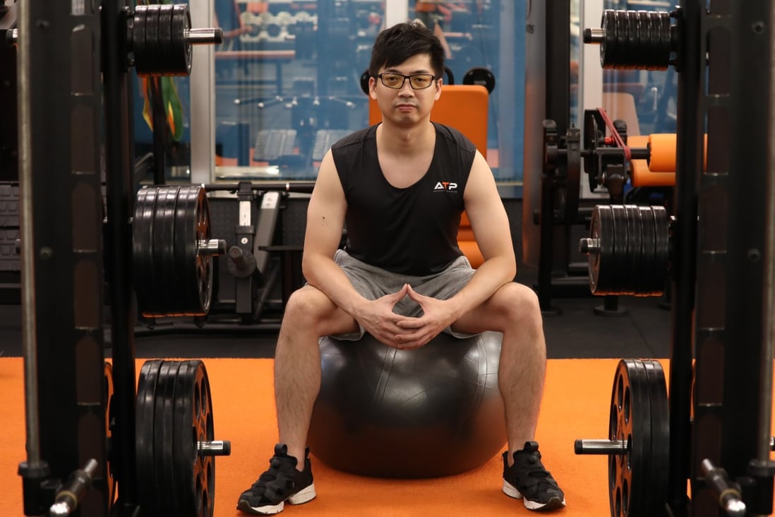 Hong Kong esports professional gamer Yeh “HotDog29” Man-ho got in shape to help with his video game skills. Photo: Jonathan Wong