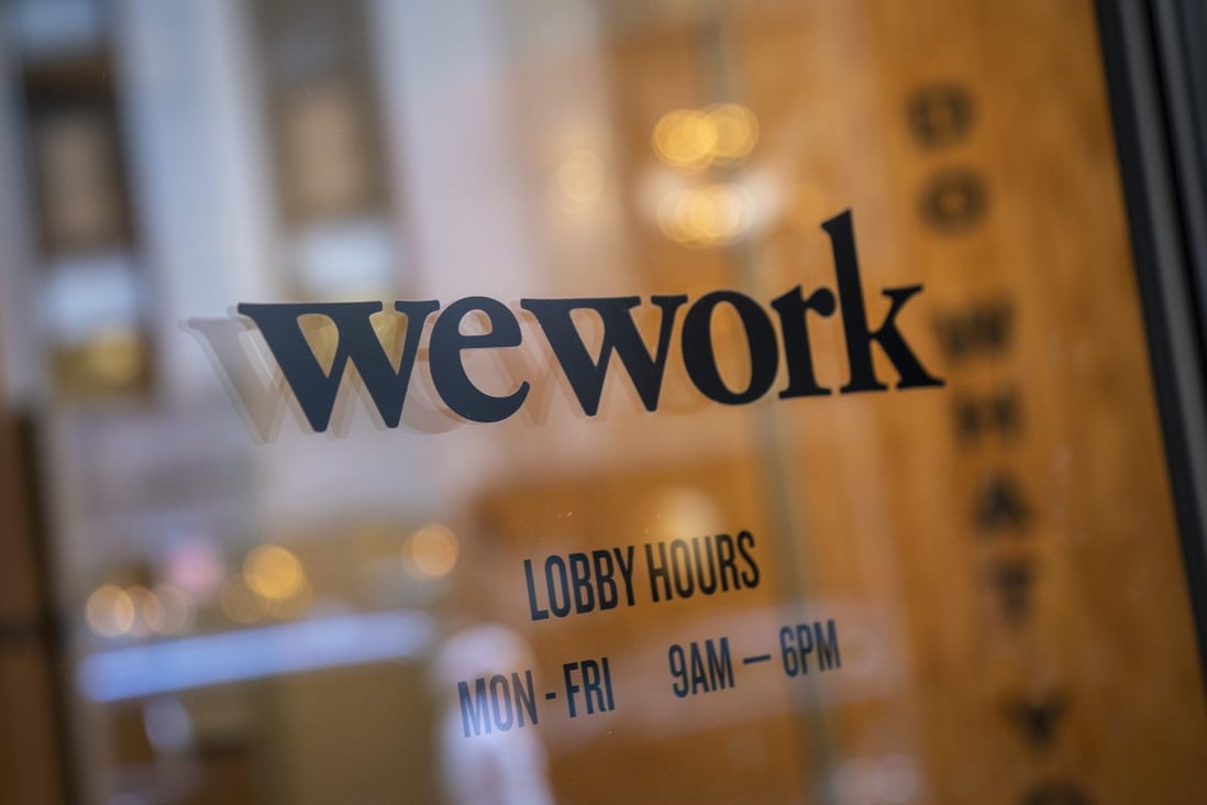 WeWork, headquartered in New York, has been giving up its spaces in Hong Kong, and presently has eight locations. Photo: AFP