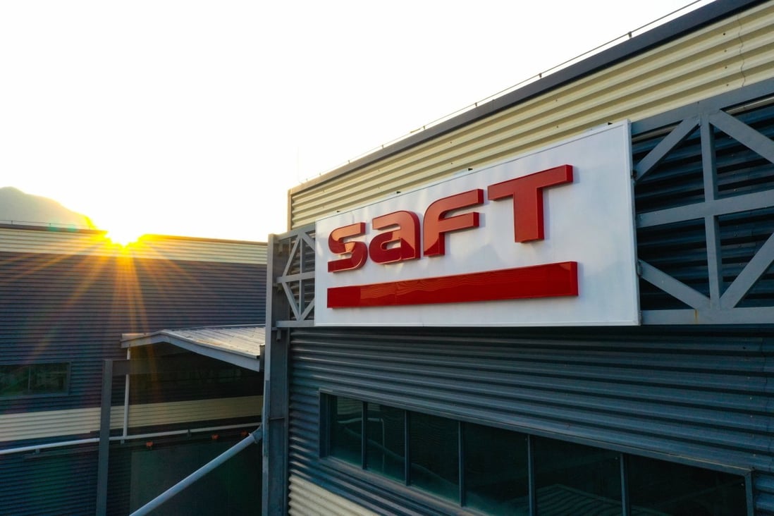 French battery maker Saft launched its new energy storage facility for renewables in Zhuhai, China. Photo: SCMP Handout