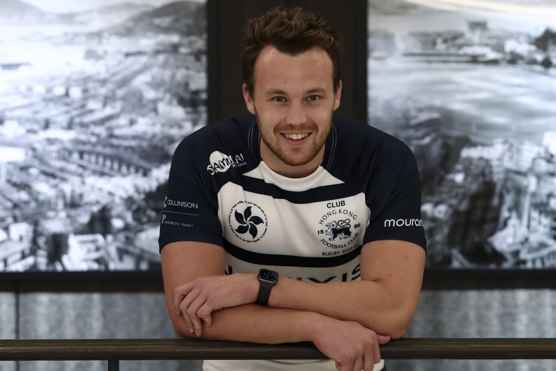 New Hong Kong Football Club signing Charlie Kingham played at the 2018 Hong Kong Sevens for England. Photo: Jonathan Wong