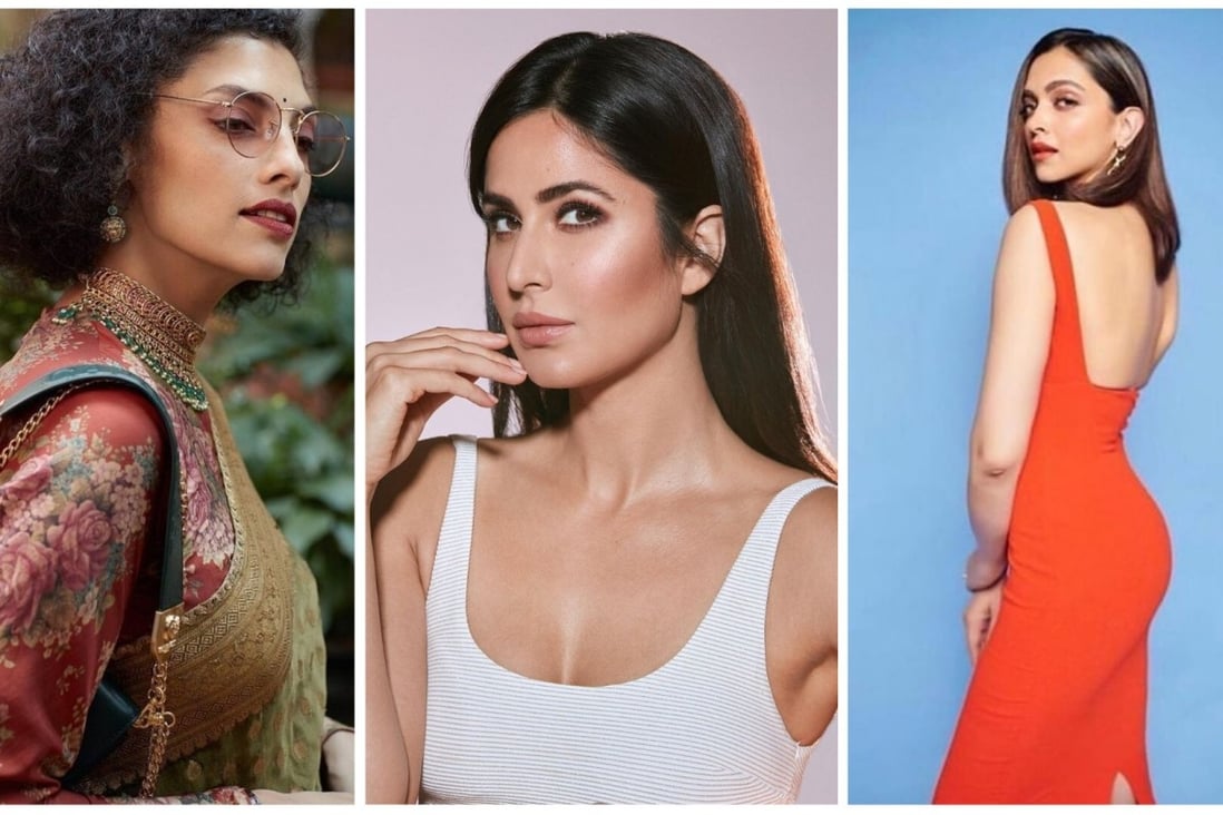 From left, Diwali 2020 stylings from Sabyasachi, and actresses Katrina Kaif and Deepika Padukone. Photo: @sabyasachiofficial, @katrinakaif, @shaleenanathani/Instagram