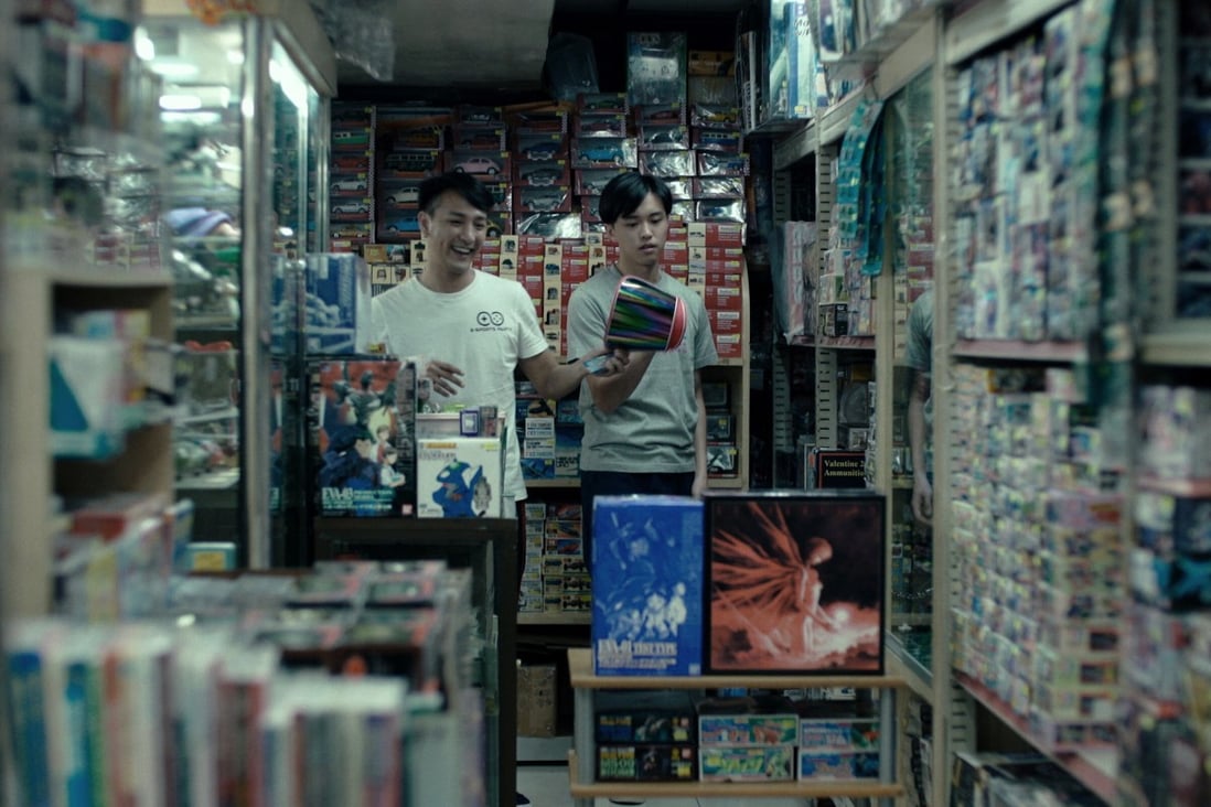 Lam Yiu-sing (left) and Zeno Koo in a still from Toy Stories, a short film in the omnibus feature Memories to Choke on, Drinks to Wash Them Down.