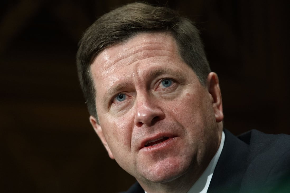 Securities and Exchange Commission chairman Jay Clayton. Photo: AP