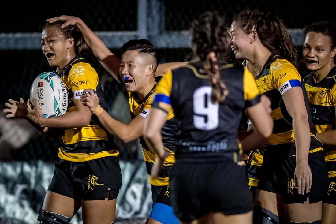 Tigers Ladies beat reigning women’s league champions Valley Black Ladies in round two of the Hong Kong Women’s Premiership at Kings Park. Photo: Ike Images