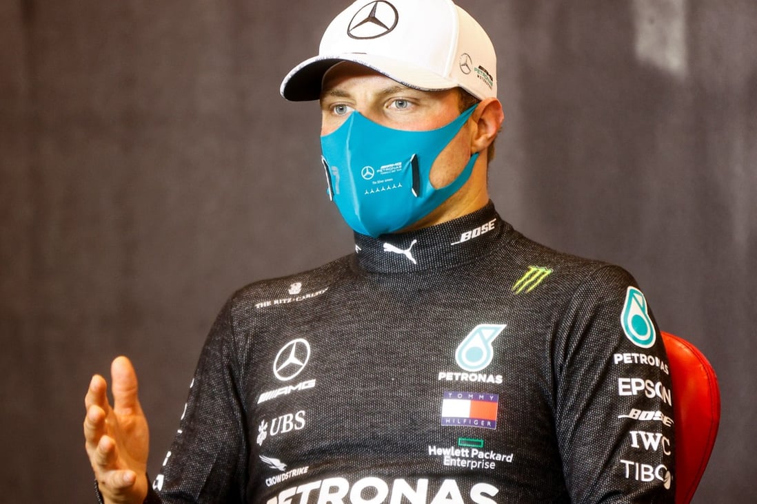 Valtteri Bottas’ Mercedes team took to Chinese social media to defend their driver after his comments about Covid-19. Photo: Reuters