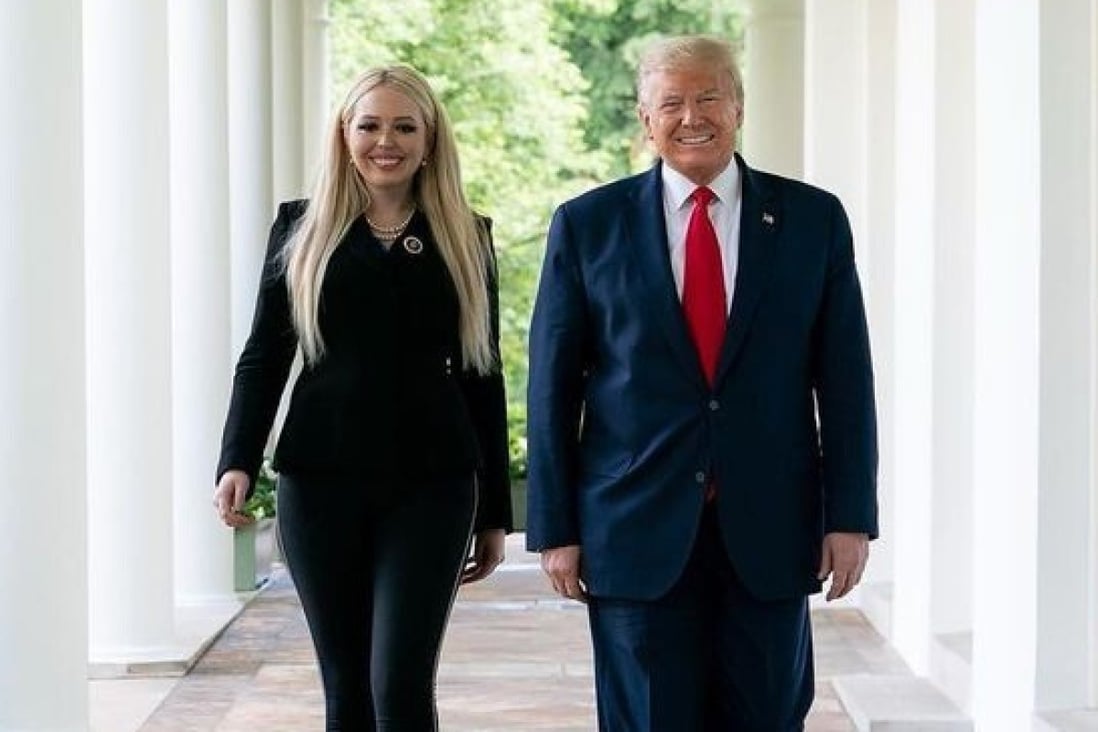 Donald Trump and his daughter Tiffany. Photo: @tiffanytrump/Instagram