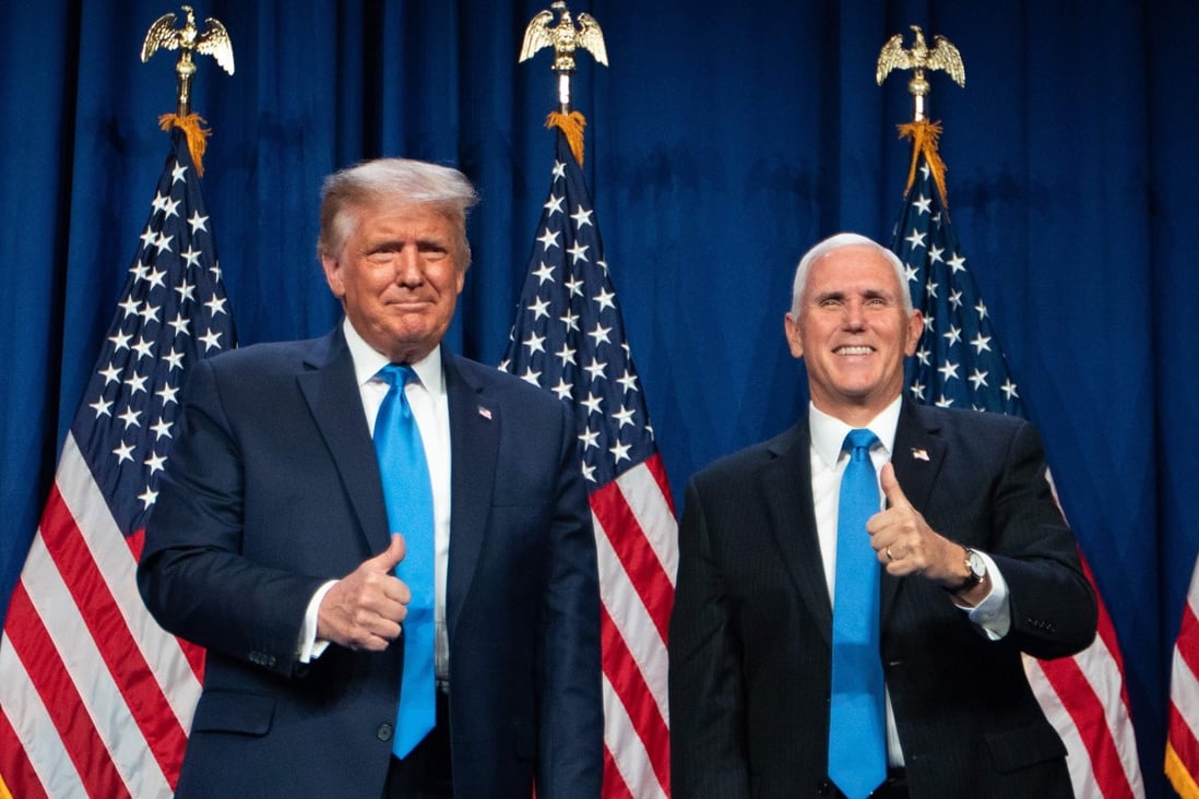 US President Donald Trump and Vice-President Mike Pence. Despite losing the election, Trump is frantically replacing professionals with loyal yes-men. Photo: AFP