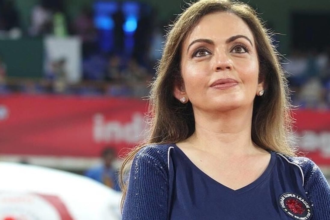 Sports – and women’s sport in particular – is a topic close to Nita Ambani’s heart. Photo: @nitaambanioffical/ Instagram